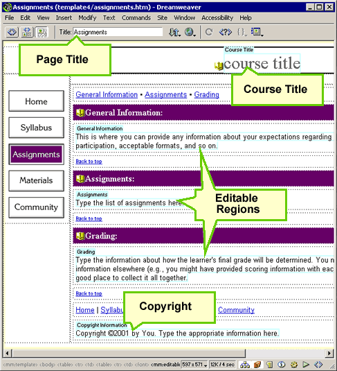 Editable Regions